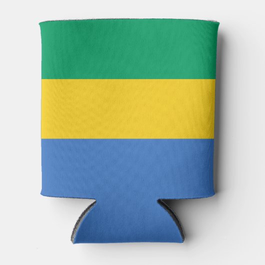 Gabon Flag Dosenkühler (Vorderseite)