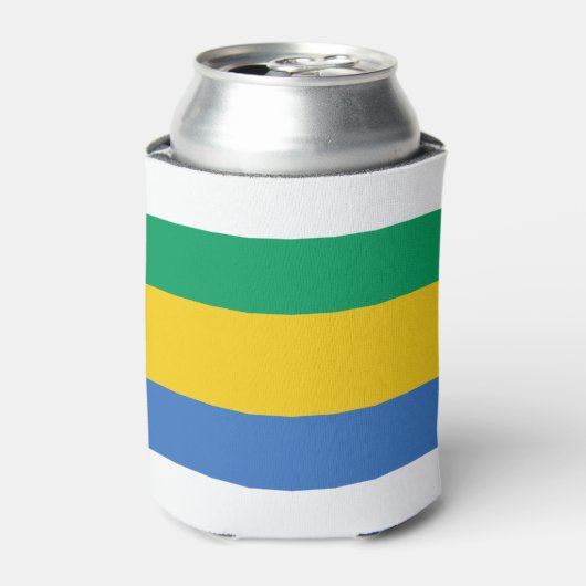 Gabon Flag Dosenkühler (Kanne Vorderseite)
