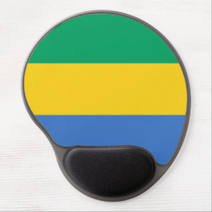 Gabon Flag Gel Mousepad