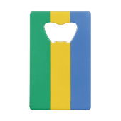 Gabon Flag Geldbeutel Flaschenöffner (Rückseite)