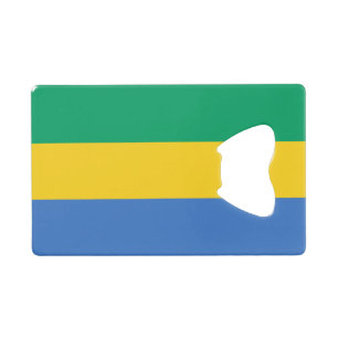 Gabon Flag Geldbeutel Flaschenöffner