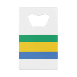 Gabon Flag Geldbeutel Flaschenöffner