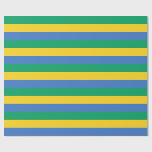 Gabon Flag Geschenkpapier (Flach)