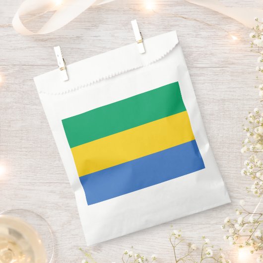 Gabon Flag Geschenktütchen (Ausgeschnitten)