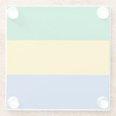 Gabon Flag Glasuntersetzer (Rückseite)