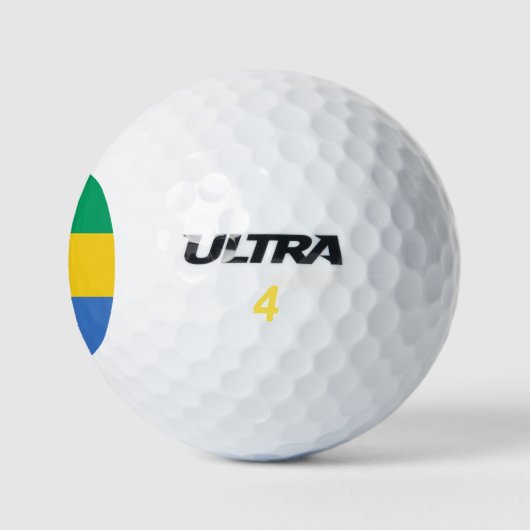 Gabon Flag Golfball (Logo)