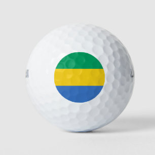 Gabon Flag Golfball