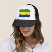 Gabon Flag Hat Truckerkappe (Beispiel)