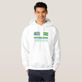 Gabon Flag Hoodie (Vorne ganz)