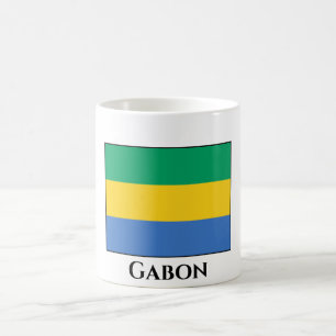 Gabon Flag Kaffeetasse
