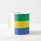Gabon Flag Kaffeetasse (Vorderseite Links)