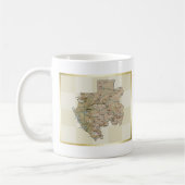 Gabon Flag + Karte Tasse (Links)