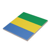 Gabon Flag Keramik Tile Fliese (Seite)