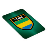 Gabon Flag Magnet (Rechte Seite)