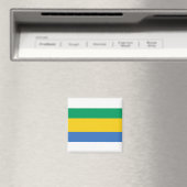 Gabon Flag Magnet (In Situ (Geschirrspüler))