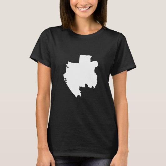 Gabon Flag Map - Gabun T-Shirt (Vorderseite)