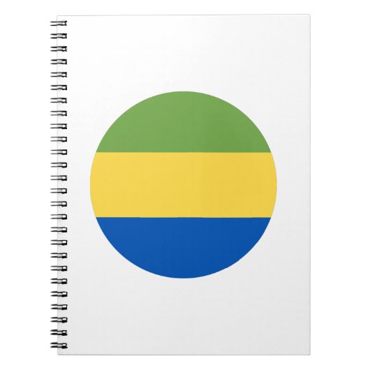 Gabon Flag Notizblock (Vorderseite)
