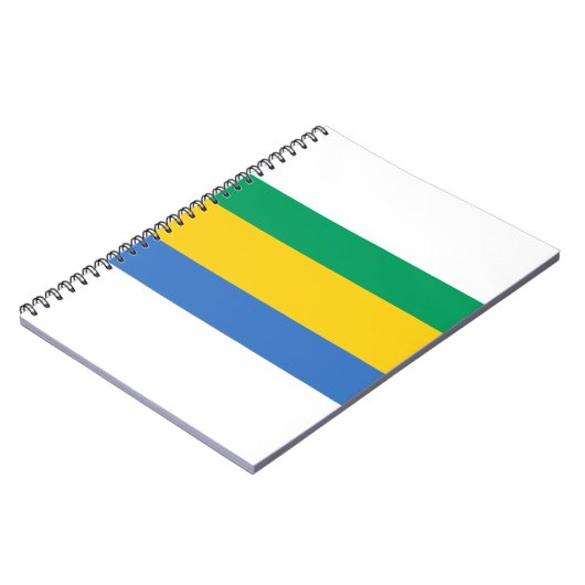 Gabon Flag Notizblock (Linke Seite)