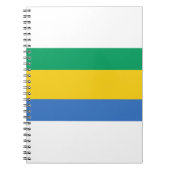 Gabon Flag Notizblock (Vorderseite)