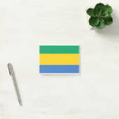 Gabon Flag Post-it Klebezettel (Büro)