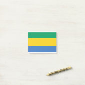 Gabon Flag Post-it Klebezettel (Auf Schreibtisch)
