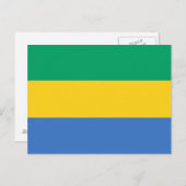 Gabon Flag Postkarte (Vorne/Hinten)