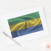 Gabon Flag Rechteckiger Aufkleber (Umschlag)
