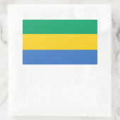 Gabon Flag Rechteckiger Aufkleber (Tasche)
