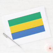 Gabon Flag Rechteckiger Aufkleber (Umschlag)