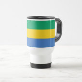 Gabon Flag Reisebecher (VorderseiteRechts)