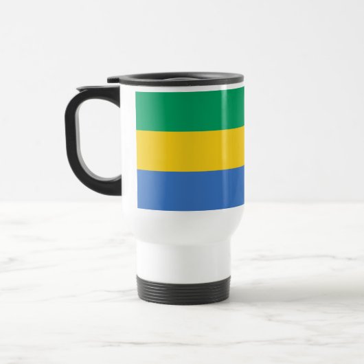 Gabon Flag Reisebecher (Links)