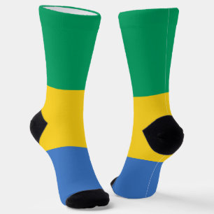 Gabon Flag Socken