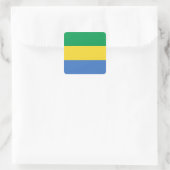 Gabon Flag Sticker (Tasche)