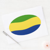 Gabon Flag Sticker (Umschlag)