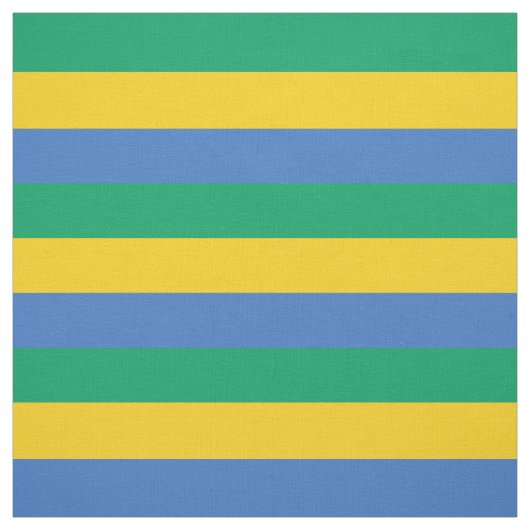 Gabon Flag Stoff (Muster)