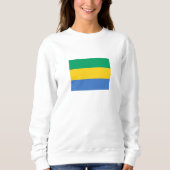 Gabon Flag Sweatshirt (Vorderseite)