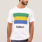 Gabon Flag T-Shirt (Vorderseite)