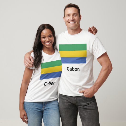 Gabon Flag T-Shirt (Unisex)