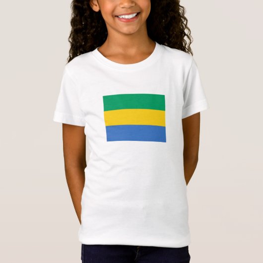 Gabon Flag T-Shirt (Vorderseite)