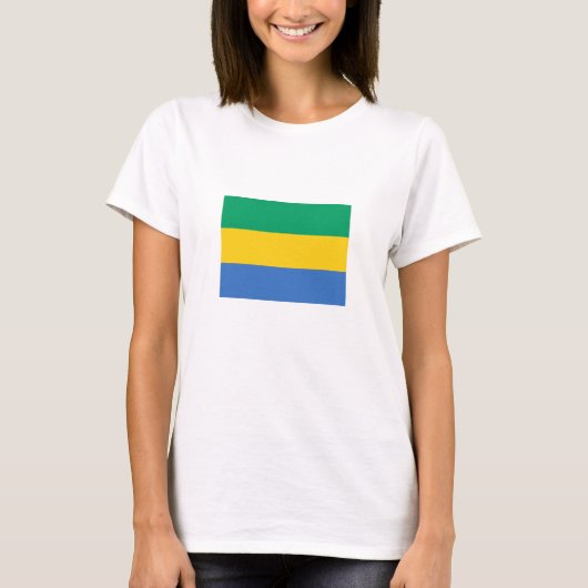 Gabon Flag T-Shirt (Vorderseite)