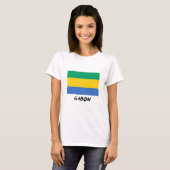 Gabon Flag T-Shirt (Vorne ganz)