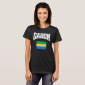 Gabon Flag T-Shirt (Vorne ganz)