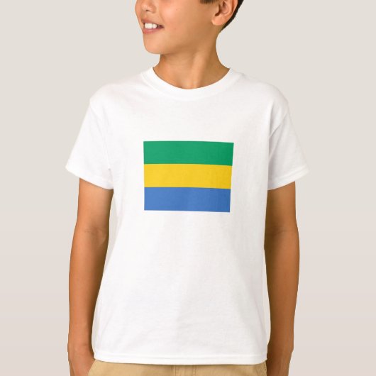 Gabon Flag T-Shirt (Vorderseite)