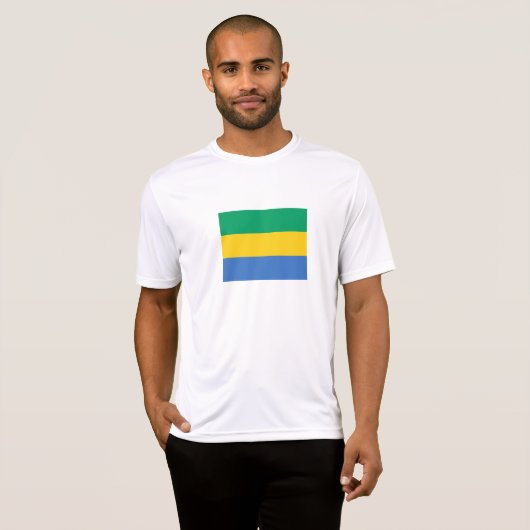 Gabon Flag T-Shirt (Vorne ganz)