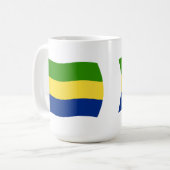 Gabon Flag Tasse (Vorderseite Links)