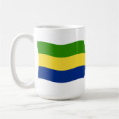 Gabon Flag Tasse (Links)