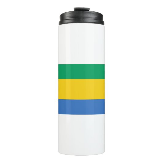 Gabon Flag Thermosbecher (Vorderseite)