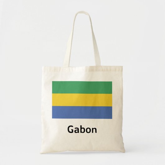 Gabon Flag Tragetasche (Vorne)