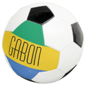 Gabon Fußball (Dreiviertel)
