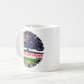 Gabon Gabonese Australian Australia Tree Roots Kaffeetasse (Vorderseite Links)